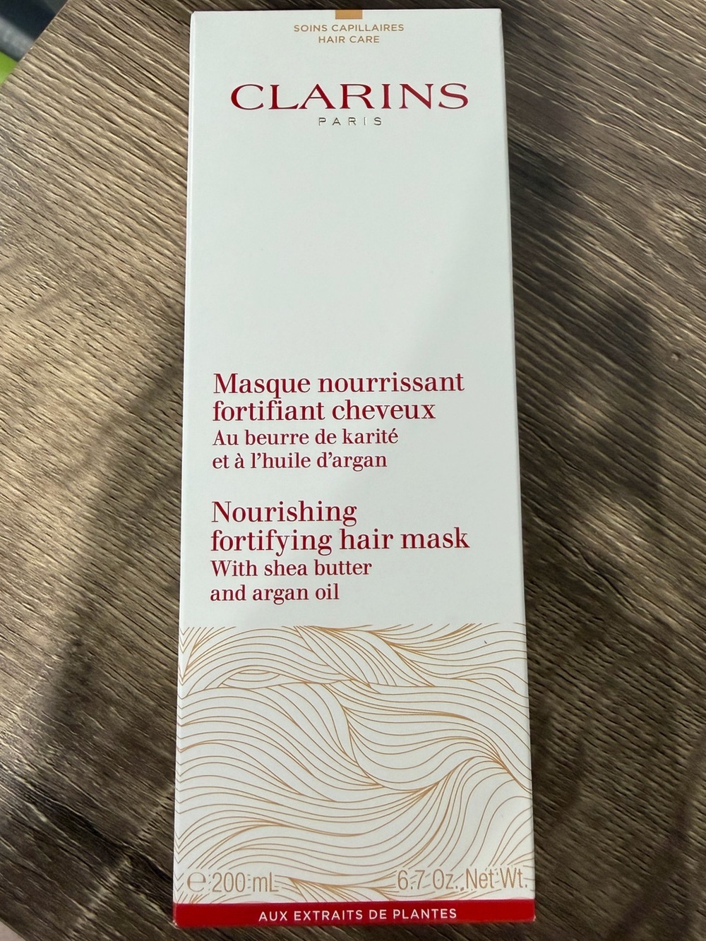 Clarins Nourishing Fortifying Hair Mask 200 ml NEW